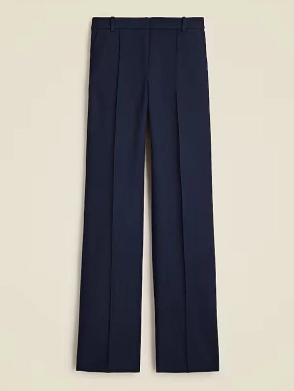 J. CREW Carreman Wide-Leg Trouser Pants Four-Season Stretch EUC